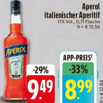 E-Center Aperol italienischer Aperitif Angebot