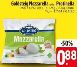 E-Center Goldsteig Mozzarella oder Protinella Angebot