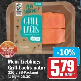 Hit Mein Lieblings Grill-Lachs natur Angebot