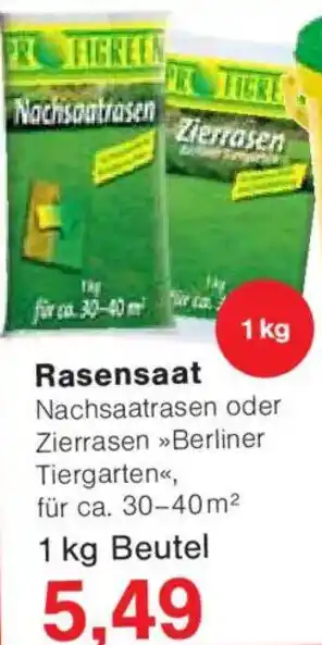 Jawoll Rasensaat Angebot