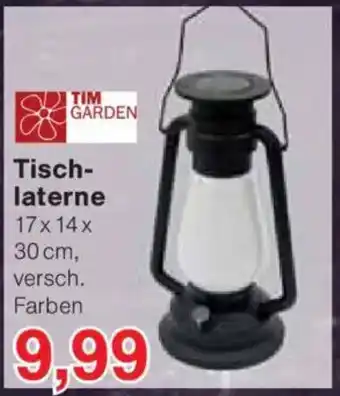 Jawoll TIM GARDEN Tischlaterne Angebot