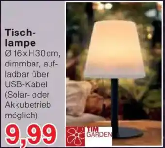 Jawoll TIM GARDEN Tischlampe Angebot