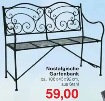 Jawoll Nostalgische Gartenbank Angebot