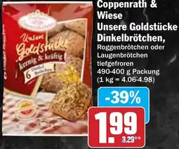 Hit Coppenrath & Wiese Unsere Goldstücke Dinkelbrötchen Angebot