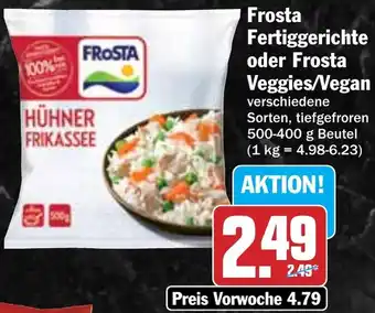 Hit Frosta Fertiggerichte oder Frosta Veggies/Vegan Angebot