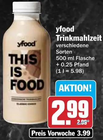HIT yfood Trinkmahlzeit Angebot