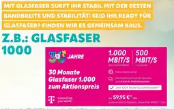 cosmophone Telekom glasfaser 1000 Angebot