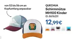 Decathlon Quechua schirmmütze mh100 kinder Angebot