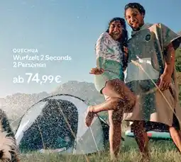 Decathlon Quechua wurfzelt 2 seconds Angebot