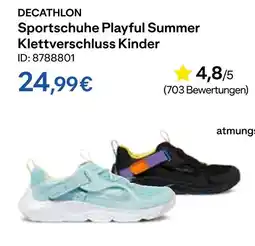 Decathlon Decathlon sportschuhe playful summer klettverschluss kinder Angebot