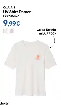 Decathlon Olaian uv shirt damen Angebot