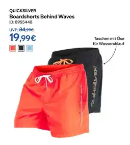 Decathlon Quicksilver boardshorts behind waves Angebot