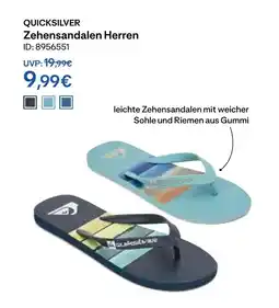 Decathlon Quicksilver zehensandalen herren Angebot