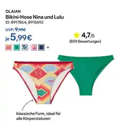 Decathlon Olaian bikini-hose nina und lulu Angebot