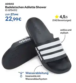 Decathlon Adidas badelatschen adilette shower Angebot