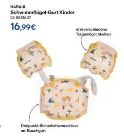 Decathlon Nabaiji schwimmflügel-gurt kinder Angebot