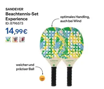 Decathlon Sandever beachtennis-set experience Angebot