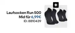 Decathlon Kiprun laufsocken run 500 mid Angebot