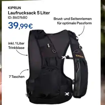 Decathlon Kiprun laufrucksack 5 liter Angebot