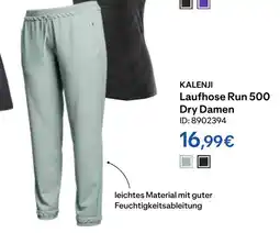 Decathlon Kalenji laufhose run 500 dry damen Angebot