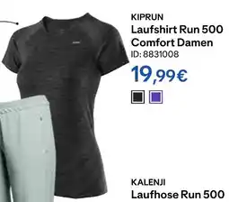 Decathlon Kiprun laufshirt run 500 comfort damen Angebot
