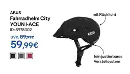 Decathlon Abus fahrradhelm city youn i-ace Angebot