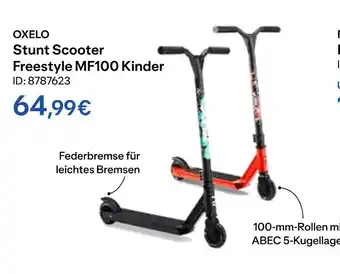Decathlon Oxelo stunt scooter freestyle mf100 kinder Angebot