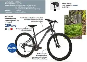 Decathlon Rockrider mountainbike trekking expl 50 oder abus motrip Angebot