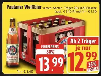 Edeka Xpress Paulaner weißbier Angebot