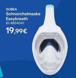 Decathlon Subea schnorchelmaske easybreath Angebot