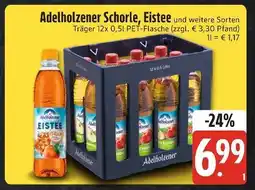Edeka Xpress Adelholzener schorle, eistee Angebot