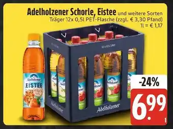 Edeka Xpress Adelholzener schorle, eistee Angebot