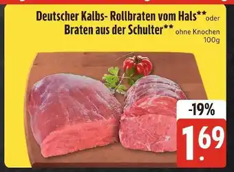 Edeka Xpress Deutscher kalbs- rollbraten vom hals Angebot