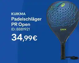 Decathlon Kuikma padelschläger pr open Angebot