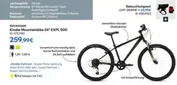 Decathlon Rockrider kinder mountainbike 24 expl 500 oder beleuchtungsset Angebot