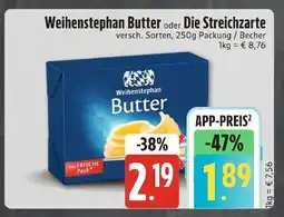 Edeka Xpress Weihenstephan butter oder die streichzarte Angebot