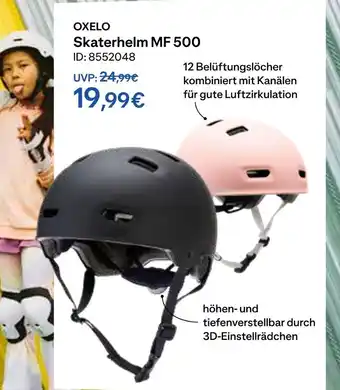 Decathlon Oxelo skaterhelm mf 500 Angebot