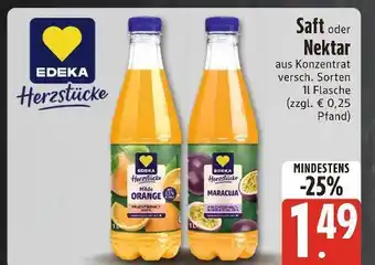 Edeka Xpress Edeka herzstücke saft oder nektar Angebot