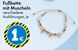 TEDi Fußkette mit muscheln Angebot