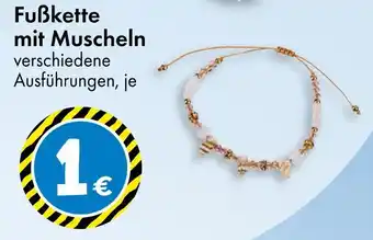 TEDi Fußkette mit muscheln Angebot