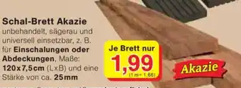 Jawoll Schal-Brett Akazie Angebot