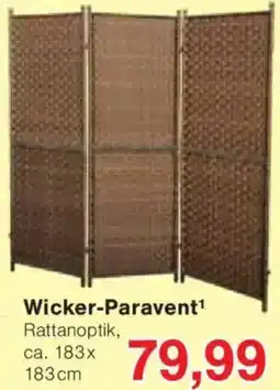 Jawoll Wicker-Paravent Angebot