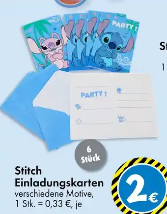 TEDi Stitch einladungskarten Angebot