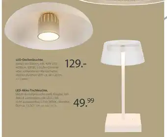 Zurbrüggen Led-deckenleuchte oder led-akku-tischleuchte Angebot
