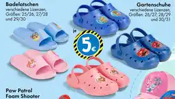 TEDi Paw patrol badelatschen Angebot