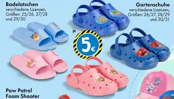 TEDi Paw patrol badelatschen Angebot
