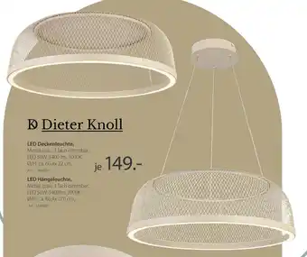 Zurbrüggen Dieter knoll led deckenleuchte oder led hängeleuchte Angebot