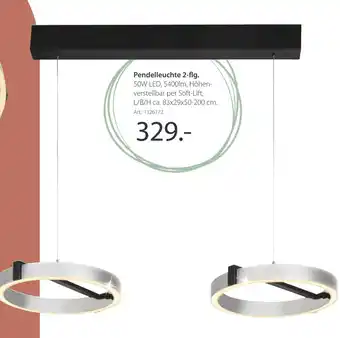 Zurbrüggen Pendelleuchte 2-flg Angebot