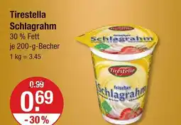 V Markt Tirestella schlagrahm Angebot