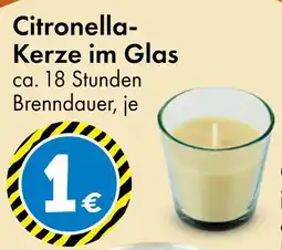 TEDi Citronella-kerze im glas Angebot
